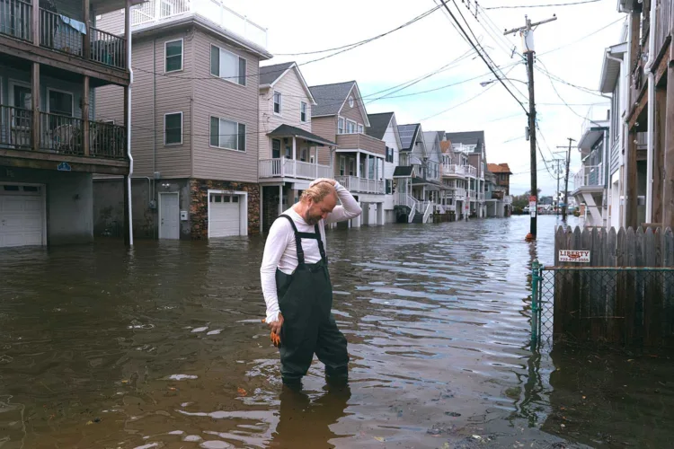Powerful nor’easter floods Northeast again